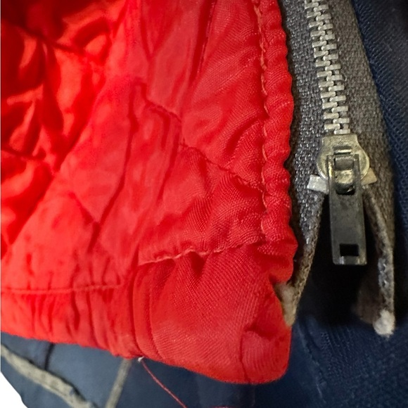 Vintage 60s Topp Master Work Jacket Blue With Zip In Liner Size 42R USA Made - Picture 9 of 12